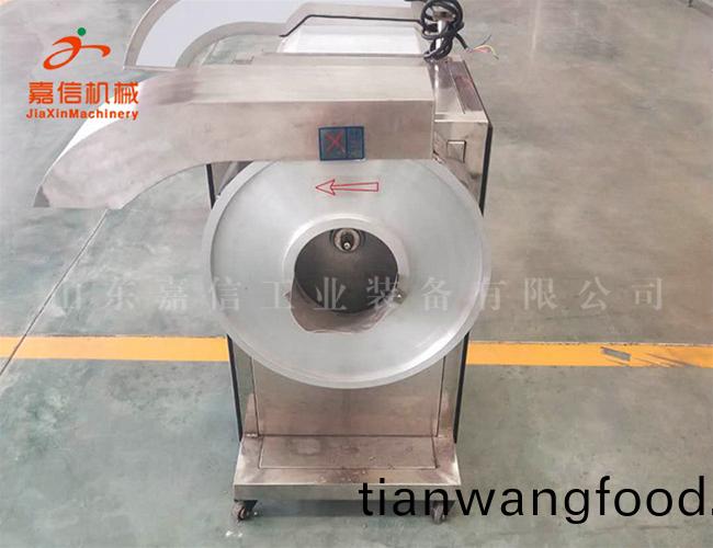 多功(gong)能(neng)雙頭根莖(jing)類蔬(shu)菜(cai)切菜機(ji) 淨菜(cai)清(qing)洗(xi)加(jia)工流水線