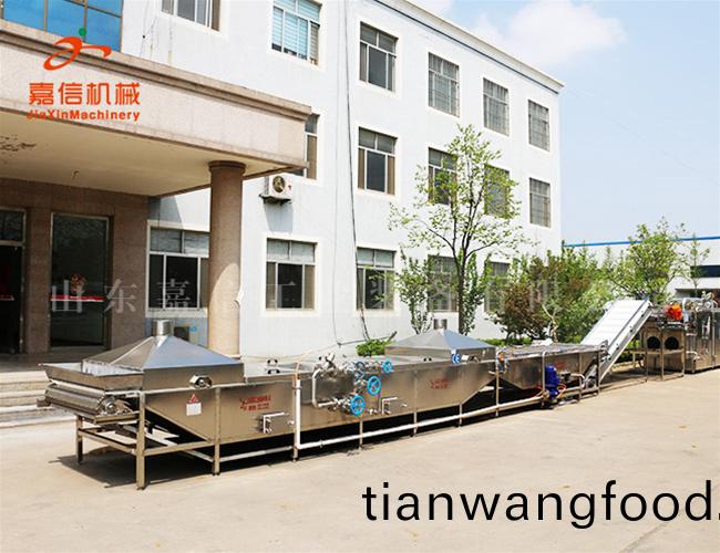 蔬(shu)菜(cai)(預(yù)煑)漂燙殺青流水(shui)線(xiàn)